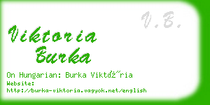 viktoria burka business card